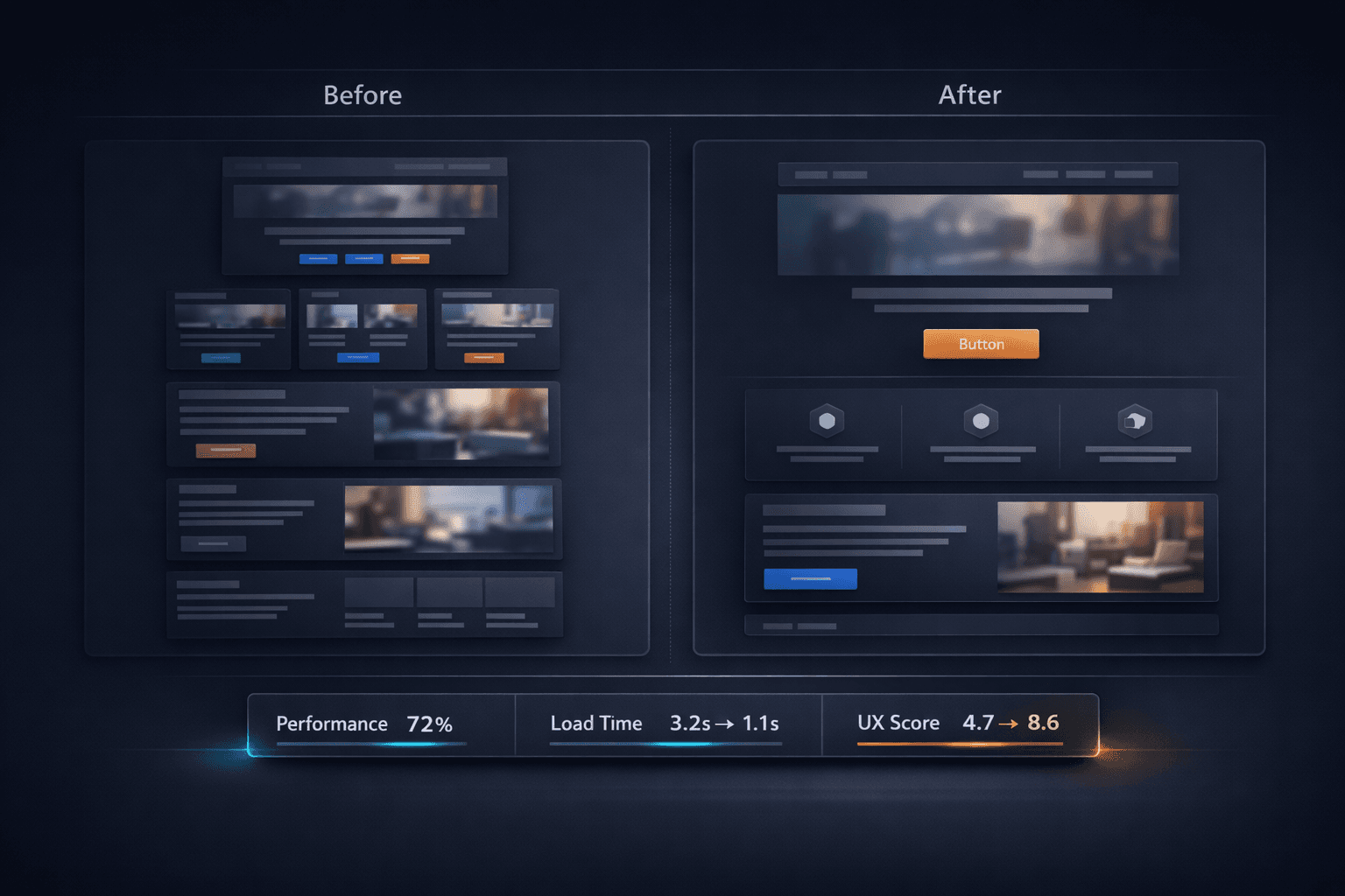 B2C landing proof preview